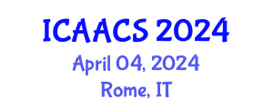 International Conference on Agriculture, Agronomy and Crop Sciences (ICAACS) April 04, 2024 - Rome, Italy