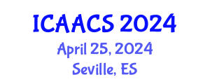International Conference on Agriculture, Agronomy and Crop Sciences (ICAACS) April 25, 2024 - Seville, Spain