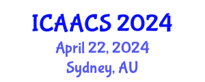International Conference on Agriculture, Agronomy and Crop Sciences (ICAACS) April 22, 2024 - Sydney, Australia