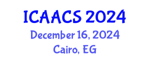 International Conference on Agriculture, Agronomy and Crop Sciences (ICAACS) December 16, 2024 - Cairo, Egypt