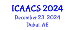 International Conference on Agriculture, Agronomy and Crop Sciences (ICAACS) December 23, 2024 - Dubai, United Arab Emirates