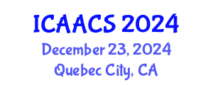 International Conference on Agriculture, Agronomy and Crop Sciences (ICAACS) December 23, 2024 - Quebec City, Canada