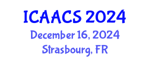 International Conference on Agriculture, Agronomy and Crop Sciences (ICAACS) December 16, 2024 - Strasbourg, France