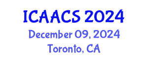 International Conference on Agriculture, Agronomy and Crop Sciences (ICAACS) December 09, 2024 - Toronto, Canada