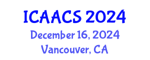 International Conference on Agriculture, Agronomy and Crop Sciences (ICAACS) December 16, 2024 - Vancouver, Canada