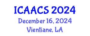 International Conference on Agriculture, Agronomy and Crop Sciences (ICAACS) December 16, 2024 - Vientiane, Laos