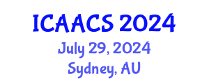 International Conference on Agriculture, Agronomy and Crop Sciences (ICAACS) July 29, 2024 - Sydney, Australia
