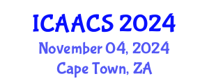 International Conference on Agriculture, Agronomy and Crop Sciences (ICAACS) November 04, 2024 - Cape Town, South Africa