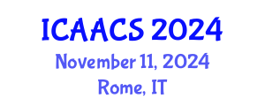 International Conference on Agriculture, Agronomy and Crop Sciences (ICAACS) November 11, 2024 - Rome, Italy