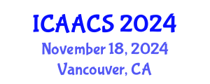 International Conference on Agriculture, Agronomy and Crop Sciences (ICAACS) November 18, 2024 - Vancouver, Canada