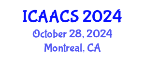 International Conference on Agriculture, Agronomy and Crop Sciences (ICAACS) October 28, 2024 - Montreal, Canada
