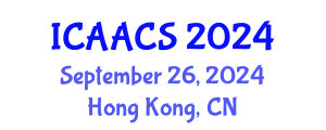 International Conference on Agriculture, Agronomy and Crop Sciences (ICAACS) September 26, 2024 - Hong Kong, China