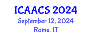 International Conference on Agriculture, Agronomy and Crop Sciences (ICAACS) September 12, 2024 - Rome, Italy