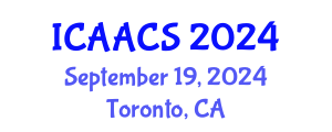 International Conference on Agriculture, Agronomy and Crop Sciences (ICAACS) September 19, 2024 - Toronto, Canada