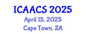 International Conference on Agriculture, Agronomy and Crop Sciences (ICAACS) April 15, 2025 - Cape Town, South Africa