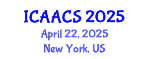 International Conference on Agriculture, Agronomy and Crop Sciences (ICAACS) April 22, 2025 - New York, United States
