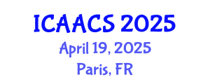 International Conference on Agriculture, Agronomy and Crop Sciences (ICAACS) April 19, 2025 - Paris, France