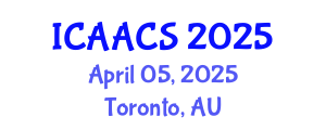 International Conference on Agriculture, Agronomy and Crop Sciences (ICAACS) April 05, 2025 - Toronto, Australia
