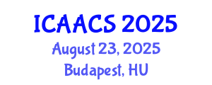 International Conference on Agriculture, Agronomy and Crop Sciences (ICAACS) August 23, 2025 - Budapest, Hungary