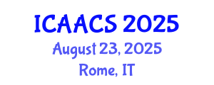 International Conference on Agriculture, Agronomy and Crop Sciences (ICAACS) August 23, 2025 - Rome, Italy
