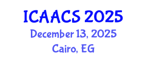 International Conference on Agriculture, Agronomy and Crop Sciences (ICAACS) December 13, 2025 - Cairo, Egypt