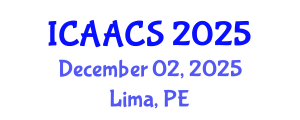 International Conference on Agriculture, Agronomy and Crop Sciences (ICAACS) December 02, 2025 - Lima, Peru
