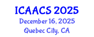 International Conference on Agriculture, Agronomy and Crop Sciences (ICAACS) December 16, 2025 - Quebec City, Canada