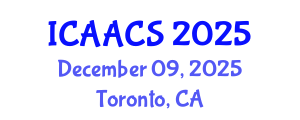 International Conference on Agriculture, Agronomy and Crop Sciences (ICAACS) December 09, 2025 - Toronto, Canada