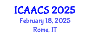 International Conference on Agriculture, Agronomy and Crop Sciences (ICAACS) February 18, 2025 - Rome, Italy