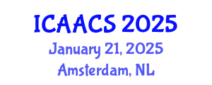 International Conference on Agriculture, Agronomy and Crop Sciences (ICAACS) January 21, 2025 - Amsterdam, Netherlands