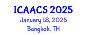 International Conference on Agriculture, Agronomy and Crop Sciences (ICAACS) January 18, 2025 - Bangkok, Thailand