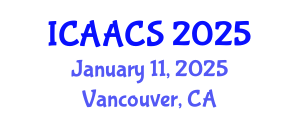 International Conference on Agriculture, Agronomy and Crop Sciences (ICAACS) January 11, 2025 - Vancouver, Canada