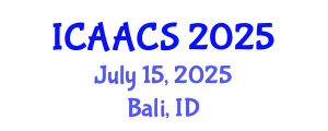 International Conference on Agriculture, Agronomy and Crop Sciences (ICAACS) July 15, 2025 - Bali, Indonesia