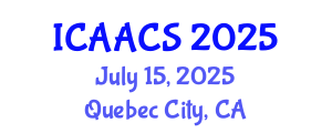 International Conference on Agriculture, Agronomy and Crop Sciences (ICAACS) July 15, 2025 - Quebec City, Canada