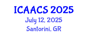 International Conference on Agriculture, Agronomy and Crop Sciences (ICAACS) July 12, 2025 - Santorini, Greece