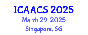 International Conference on Agriculture, Agronomy and Crop Sciences (ICAACS) March 29, 2025 - Singapore, Singapore