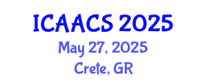 International Conference on Agriculture, Agronomy and Crop Sciences (ICAACS) May 27, 2025 - Crete, Greece