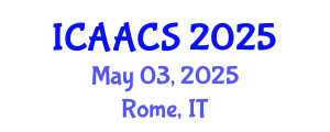 International Conference on Agriculture, Agronomy and Crop Sciences (ICAACS) May 03, 2025 - Rome, Italy