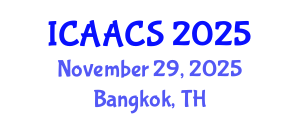 International Conference on Agriculture, Agronomy and Crop Sciences (ICAACS) November 29, 2025 - Bangkok, Thailand