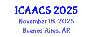 International Conference on Agriculture, Agronomy and Crop Sciences (ICAACS) November 18, 2025 - Buenos Aires, Argentina