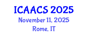International Conference on Agriculture, Agronomy and Crop Sciences (ICAACS) November 11, 2025 - Rome, Italy