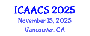 International Conference on Agriculture, Agronomy and Crop Sciences (ICAACS) November 15, 2025 - Vancouver, Canada