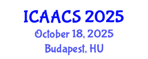International Conference on Agriculture, Agronomy and Crop Sciences (ICAACS) October 18, 2025 - Budapest, Hungary