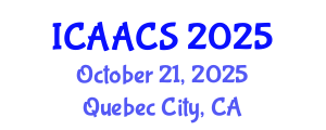 International Conference on Agriculture, Agronomy and Crop Sciences (ICAACS) October 21, 2025 - Quebec City, Canada