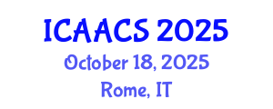 International Conference on Agriculture, Agronomy and Crop Sciences (ICAACS) October 18, 2025 - Rome, Italy
