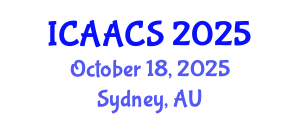 International Conference on Agriculture, Agronomy and Crop Sciences (ICAACS) October 18, 2025 - Sydney, Australia