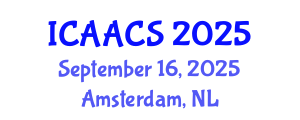 International Conference on Agriculture, Agronomy and Crop Sciences (ICAACS) September 16, 2025 - Amsterdam, Netherlands