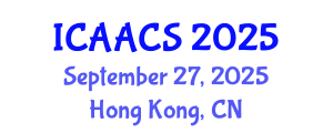 International Conference on Agriculture, Agronomy and Crop Sciences (ICAACS) September 27, 2025 - Hong Kong, China