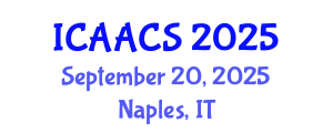 International Conference on Agriculture, Agronomy and Crop Sciences (ICAACS) September 20, 2025 - Naples, Italy