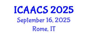International Conference on Agriculture, Agronomy and Crop Sciences (ICAACS) September 16, 2025 - Rome, Italy